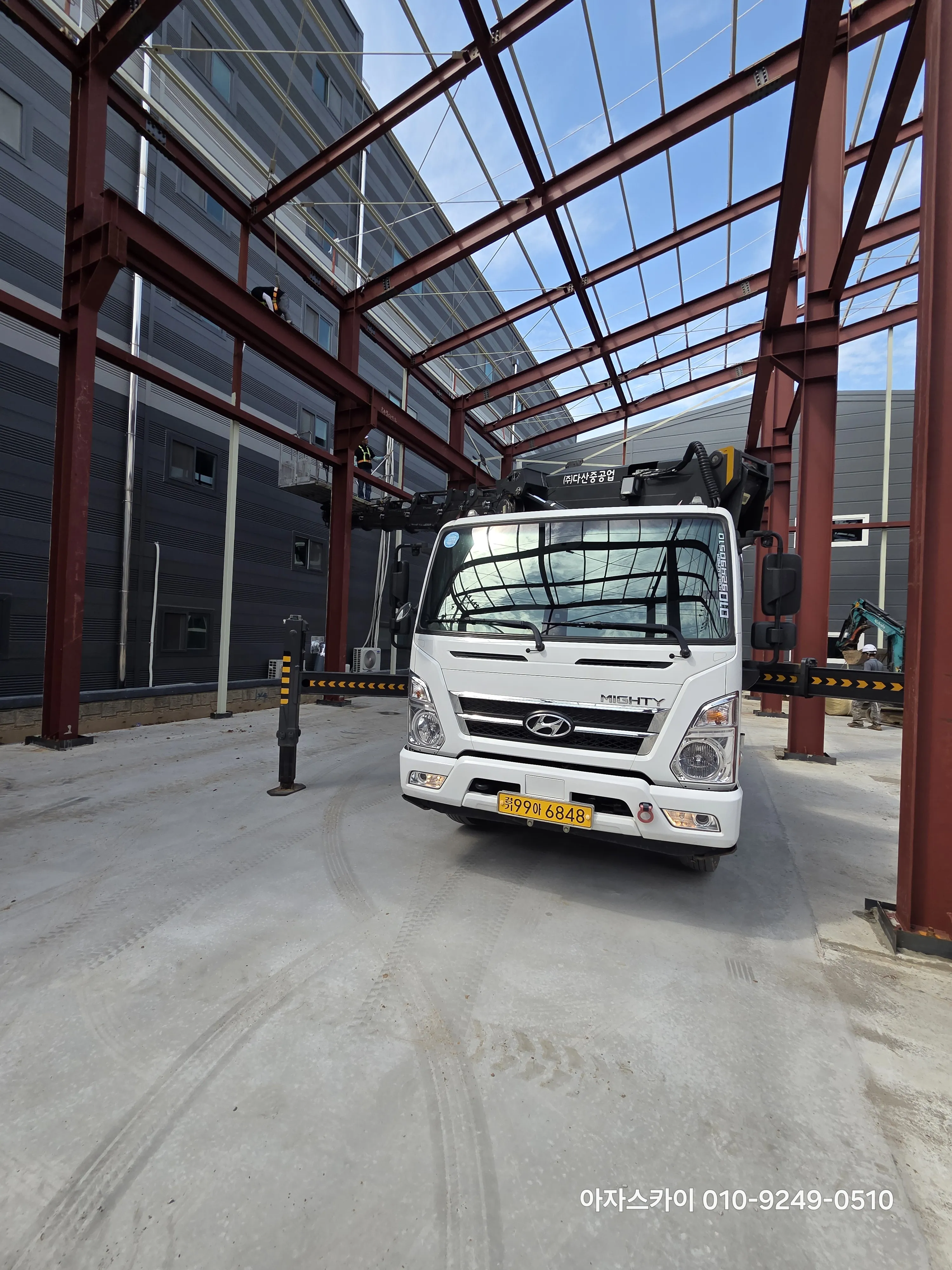 천안 스카이차 현장작업 3 - 고소작업 안전시공