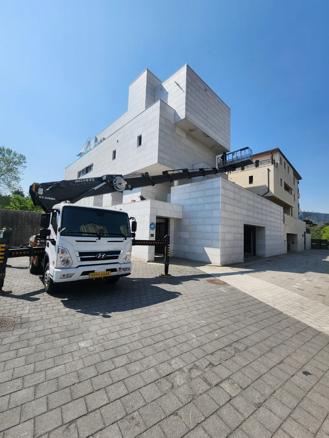 천안 스카이차 고소작업 현장 1